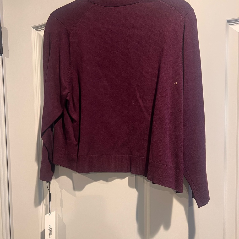 Calvin Klein Women's Deep Purple Cardigan - Picture 4 of 4